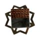 Grey Stone Copper Square Dresser Knobs