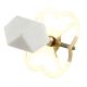 Hexagon Stone Cabinet Knobs