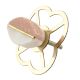 Pink And White Stone Knobs
