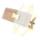 Rectangle Stone And Wooden Long Cabinet Knobs