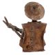 Brass Authentic African Musician Playing Guitar