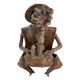 Brass Tribal Musician With Rare Musical Instrument