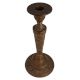 Brass Candle stand Engraved Grape clusters And Vine Leaves