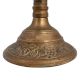 Brass Candle stand Engraved Grape clusters And Vine Leaves