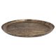 Tray engraved with village South India Farming Scene Paddy Fields In Bell metal