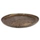 Bell Metal Tray Or Plate Hand Carved Village Landscape And Farming Scene