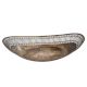 Brass Wired Boat Shaped Basket Fruit Decoration