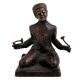 Brass English Statue With Two twisted rods