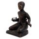 Brass English Statue With Two twisted rods