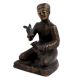 Brass English Gentlemen Sitting Holding Instrument