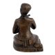 Brass English Gentlemen Sitting Holding Instrument