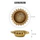 Hand crafted Sunflower Brass Oil Lamp