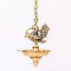 Magnificent Brass peacock With Hanging Lamp Or Diya
