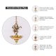 Brass Lord Ganesha With Hanging Lamp Or Diya