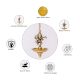 Brass Lord Ganesha With Hanging Lamp Or Diya