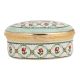 Hand painted Red Roses Porcelain Box With A Message