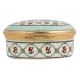 Hand painted Red Roses Porcelain Box With A Message