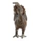Pure Brass Peacock Figurine In Antique Finish