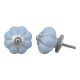 Light Blue Golden Knob