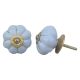 Light Blue Golden Knob