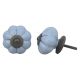 Light Blue Golden Knob