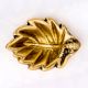 Brass Ganpati And Leaf Oil Lamp Diya
