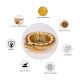 Brass Flower Engraved Diya Oil Lamp
