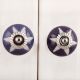 Purple Etched Ceramic Knob 44