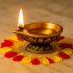 Brass Single Wick Traditional Brass Oil Diya