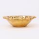Hindu Brass Oil Lamp Diya Engraved Floral Swastika Diwali Decoration