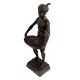 Brass Indian Farmer With Vegetable Basket