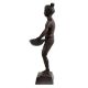 Brass Indian Farmer With Vegetable Basket