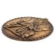 Round Brass Himalayan Art Wall Hanging Plate