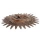 Brass Tribal Sun Face Wall Hanging