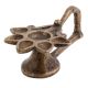 Handmade Brass Flower Shape Oil Lamp