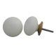 Cream Flat Knob