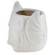 Handmade White Owl Ceramic Pot And Planter