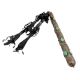 Horse Hunter with  enamel work With Braided Suede Leather Straps