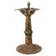 Dhokra Brass Work Oil Lamp With Peacock Carving