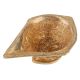 Brass Kuber Diya Leaves  Oval Base Worship Lamp