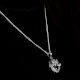 92.5 Sterling Silver Lion Face Pendant For Men and Women
