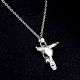 Buffalo Skull Face 92.5 Sterling Silver Pendant