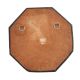 Copper Iranian Mythological Engraved Octagonal  Plate Wall Hanging