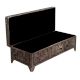 Ornate Silver Metal Vintage Jewelry Box