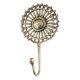 Golden Sunflower Wall Brass Decorative Hook