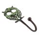 Antique Green Owl Wall Brass Decorative Hook