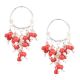 92.5 Sterling Silver  Earrings Colorful Stone Dangle Jhumka Earrings