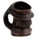 Pirate Head Mug Shaped Brass Pen Holder