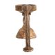 India Brass Oil Lamp With Cobra Head With Long Handle