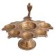 Brass 6 Wick Or Cavity With Cobra Head And Long Handle